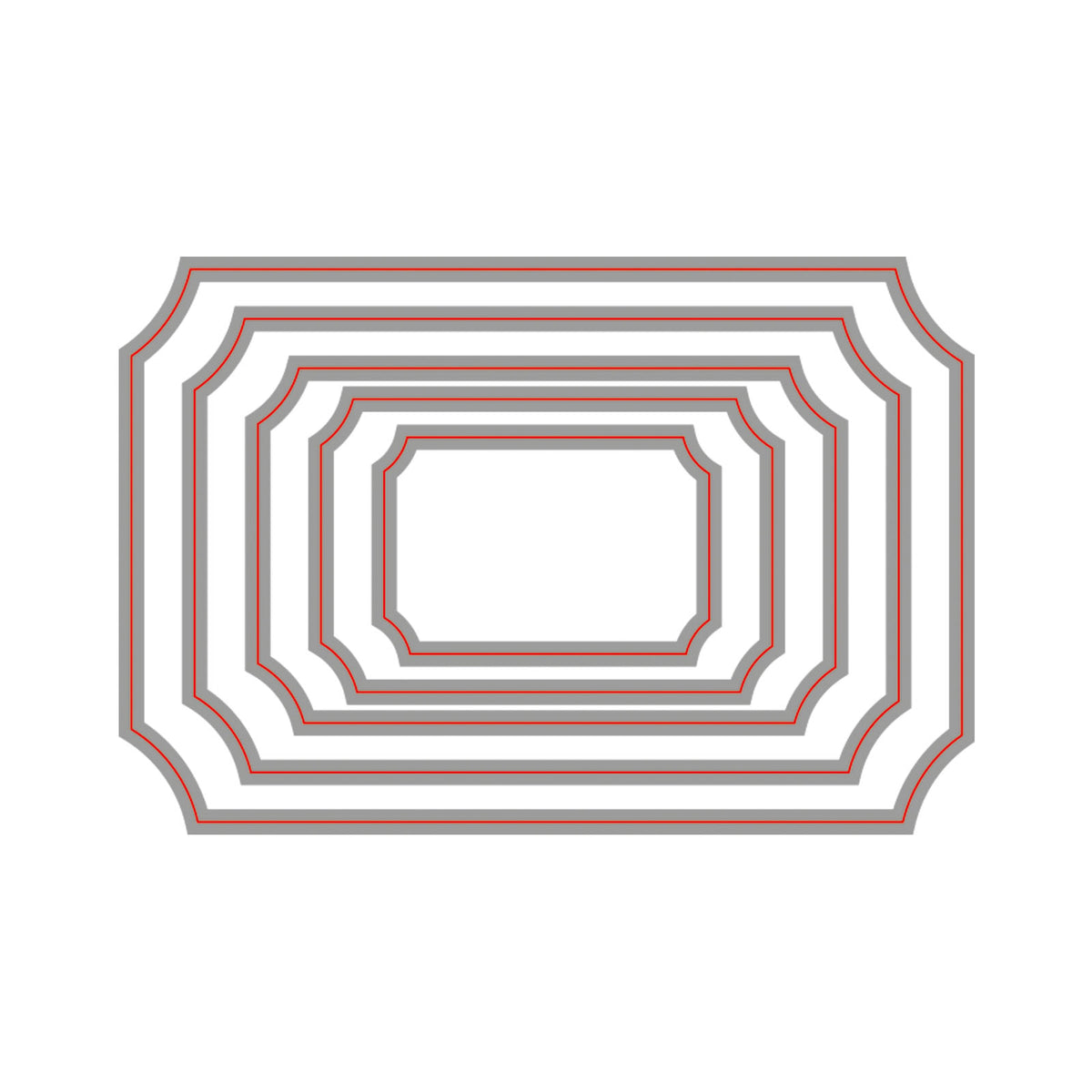 Vaessen creative • matrices de découpe tickets 5 pcs.