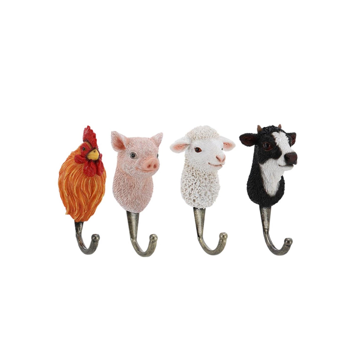 Tête d'animal de ferme au crochet design Esschert