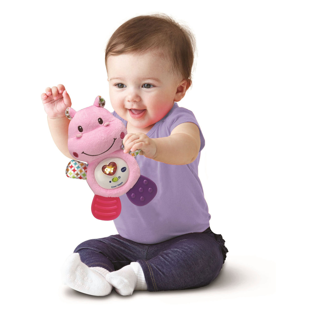 Vtech hochet bébé crocodile hippopotame