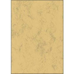 Papier marbré sigel dp262 a4 90g m2 brun sable 100 feuilles