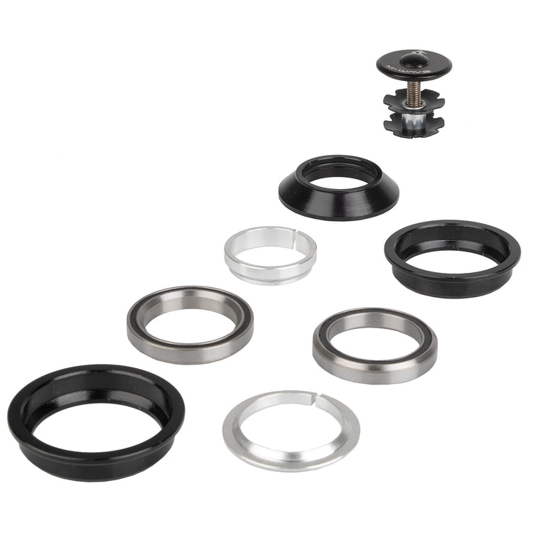 M-Wave Ball Head SS44 44 C 8 pièces Black Silver