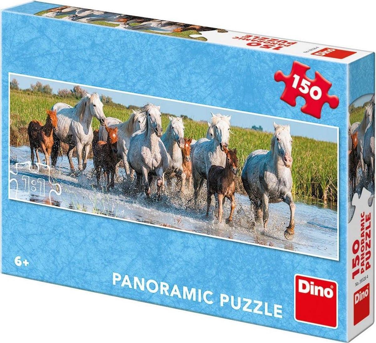 Panner Panorama de chevaux dans l'eau 150 pièces