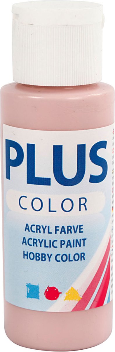 Plus de peinture acrylique couleur, rose poussiéreuse, 60 ml