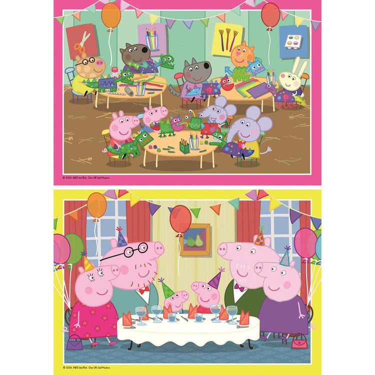Ravensburger Puzzle Puzzle Peppa Pig, 2x12 PCS.