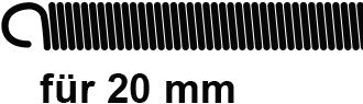 Ressort de flexion interne Kirchhoff, 20 mm, pour tube multicouche - 988914255