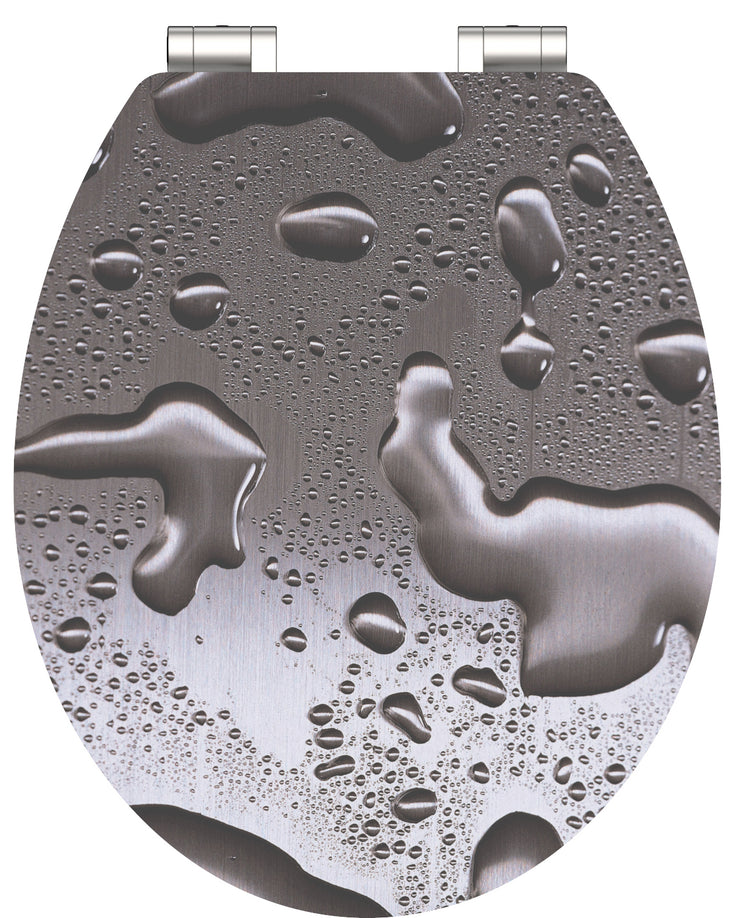Schütte Schütte Toilet Souge avec en acier gris gris mdf haut de gris.