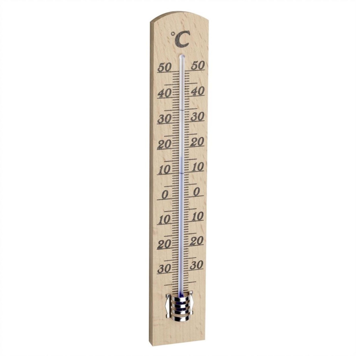 Tfa dostmann tfa thermomètre d'ambiance hêtre 18cm