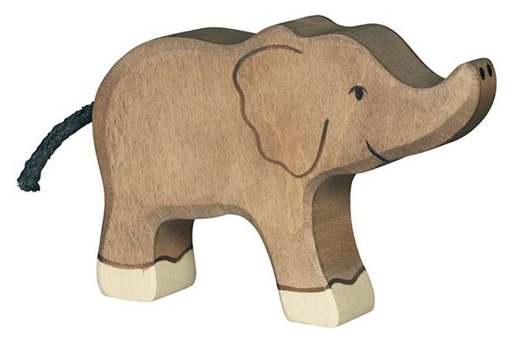Holztiger désert - éléphant petit - 12x2x8cm - figurine en bois - fait main