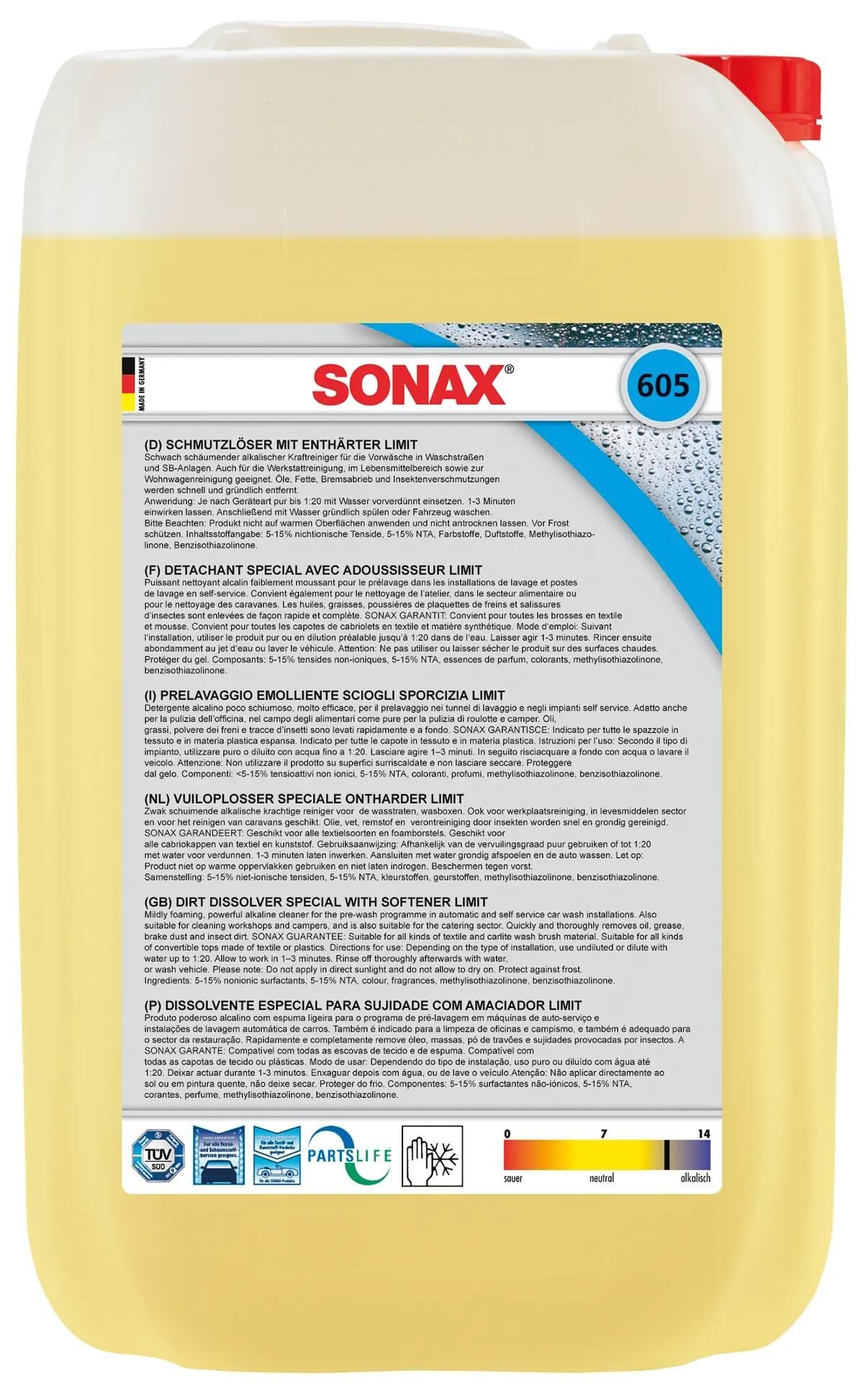 Sonax Dirt Breosenner M.enthaerte 25 ltr. peut