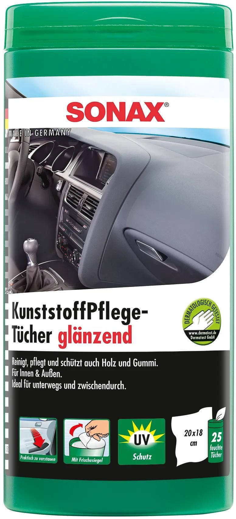 Gites de soins en plastique Sonax