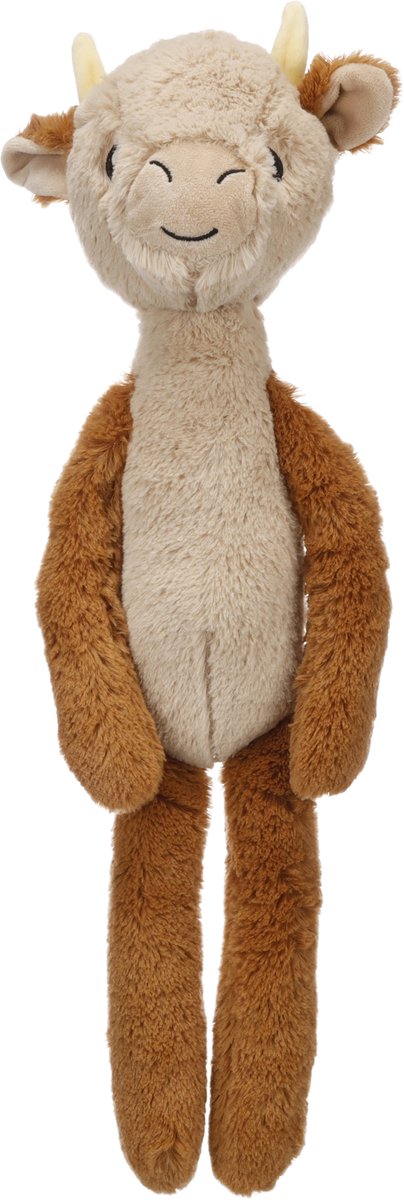 Jouet pour chien Flamingo - bulla bull marron - peluche - avec couineur - 18 x 13 x 56 cm