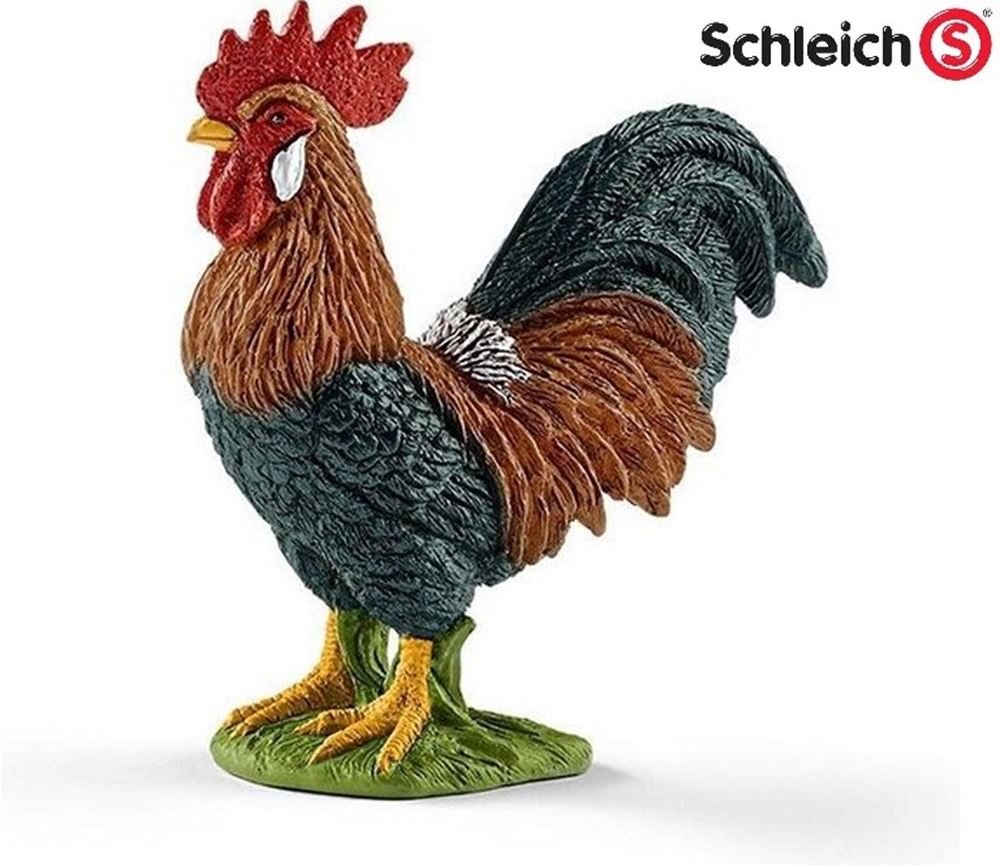 Coq du monde agricole Schleich. 5,5x6cm. 3+