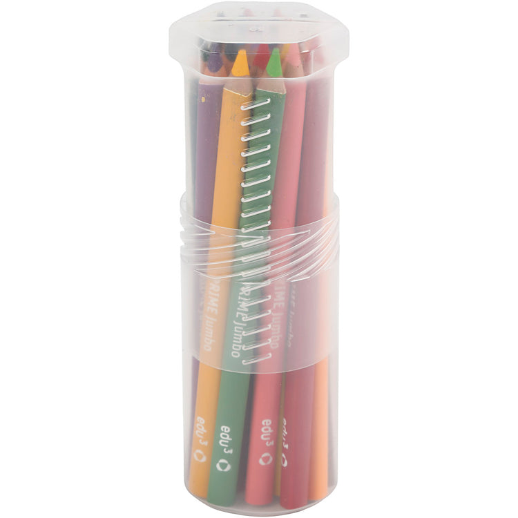 EDU3 EDU JUMBO COLORED CURN, ÉPARCEUR 10 mm, remplissage de 6,25 mm, différentes couleurs, 18 pièces 1 boîte