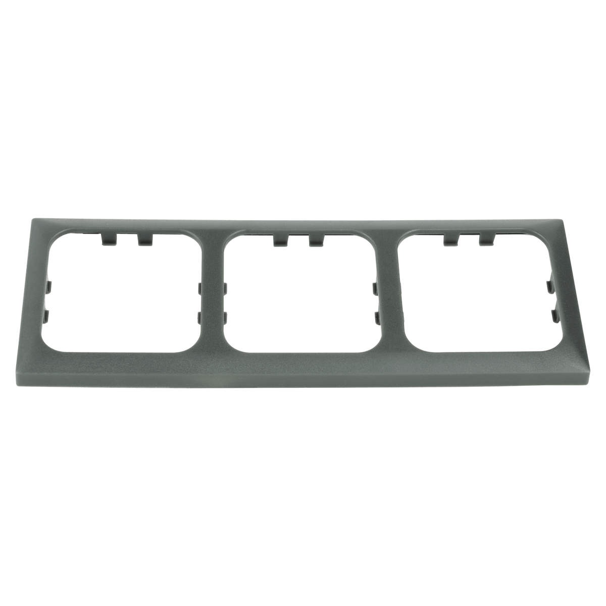 Cadre de recouvrement opale 3 fois anthracite