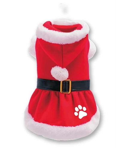APPONDANT CADEAUX Robe de Noël Santa Claus Poot Red