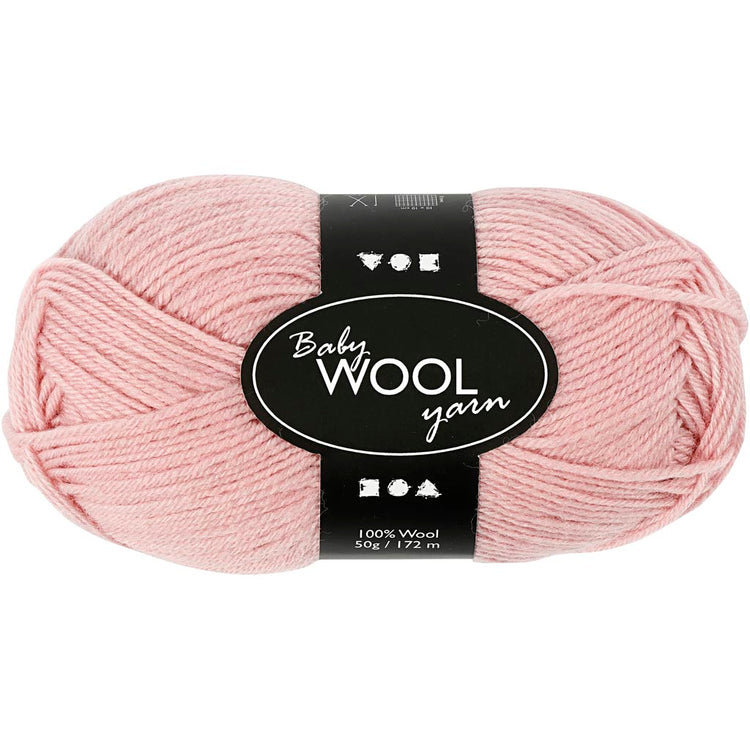 Creativ Company Baby Yarn Dusty Pink, 172m