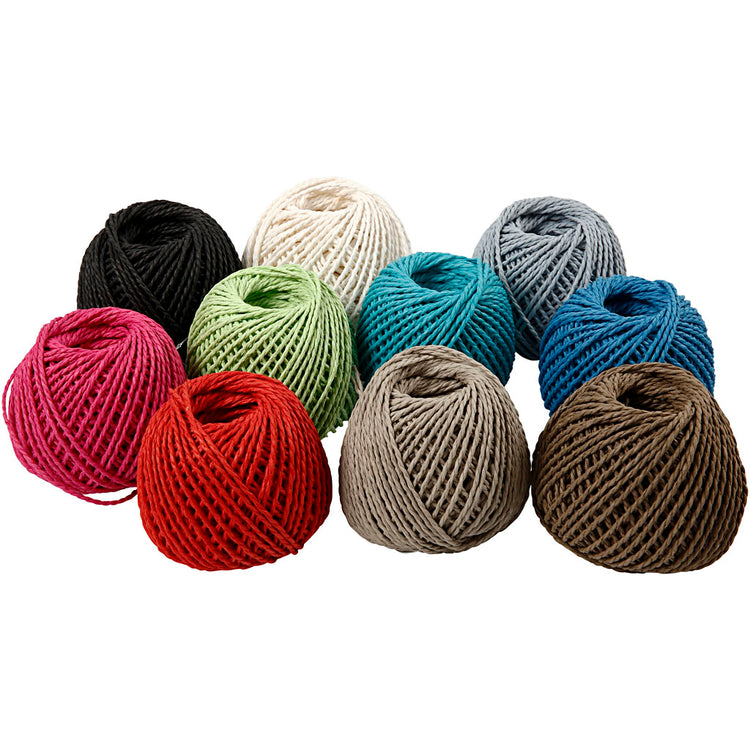 Creativ Company Paper Yarn Color, 10x40m