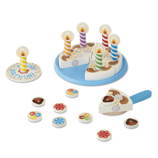 Gâteau d'anniversaire en bois Melissa Doug