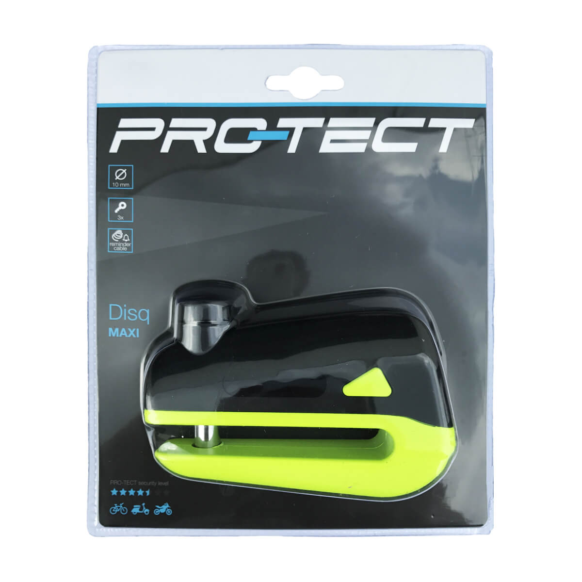 Pro-Tect Serrure de frein à disque 10mm (avec sac et câble de rappel)