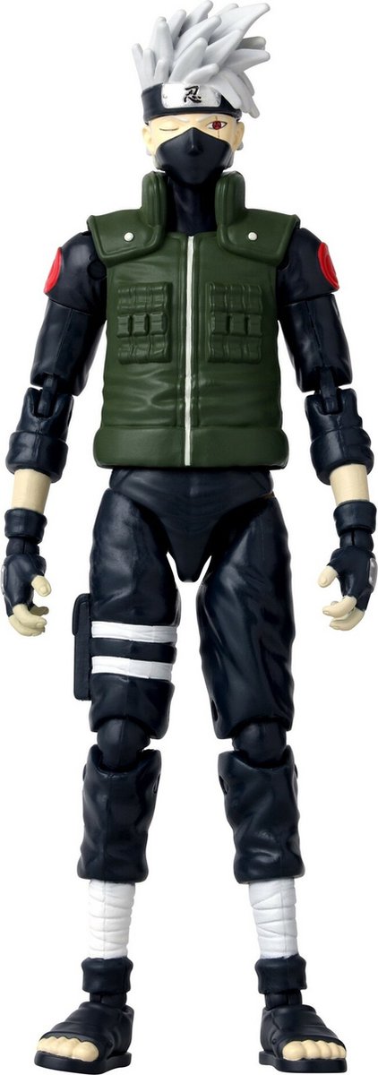Bandai - héros d'anime - naruto shippuden - figurine manga héros d'anime 17 cm - kakashi hatake (quatrième grande guerre ninja) - sous licence officielle - figurine d'action kakashi - jouets pour enfants 4+ -36963
