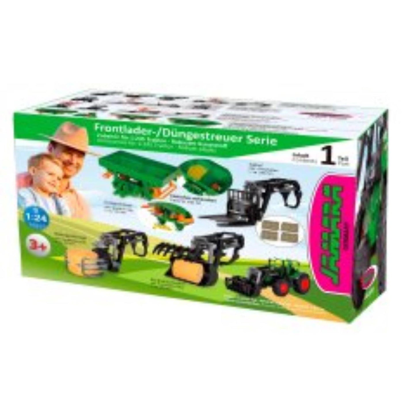 Épandeur d'engrais Jamara 1:24 avec céréales de jeu