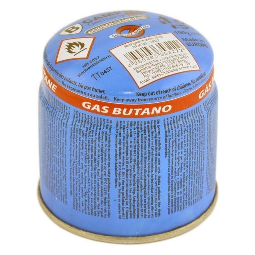 Bottle à gaz camping 190g