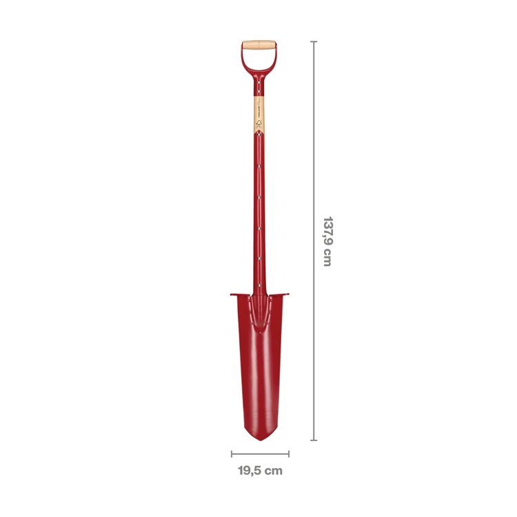 Fiskars 1072002 - pelle de drainage classique pro fsc | 2 pièces