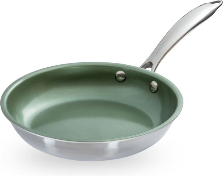 Divers Just Vegan Frying Pan 20 cm en acier inoxydable vert