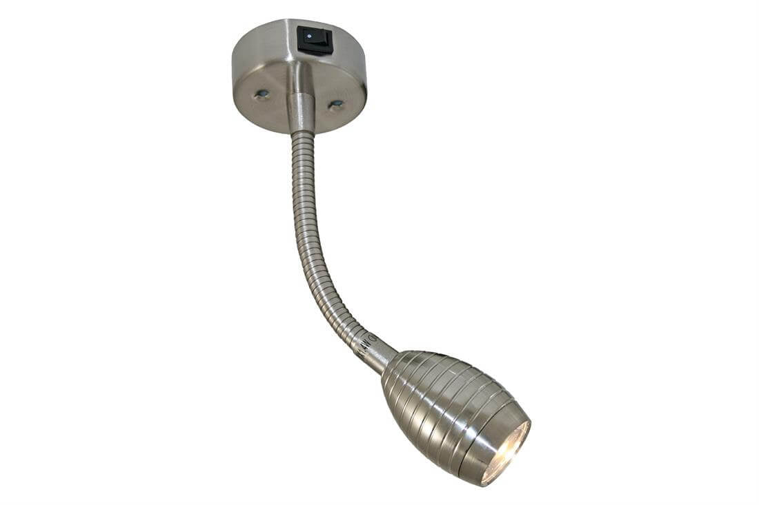 Applique Neso flex avec bras flexible - chrome mat - sans emballage de vente