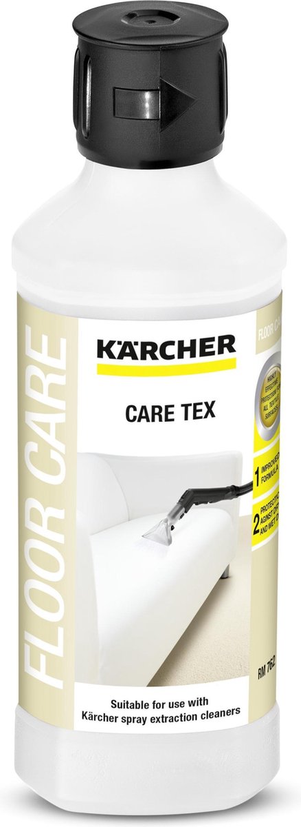 Kärcher agent d'imprégnation textile Care tex rm 762, 500 ml agent de nettoyage - nettoyant pour tapis - couche de protection anti-salissures