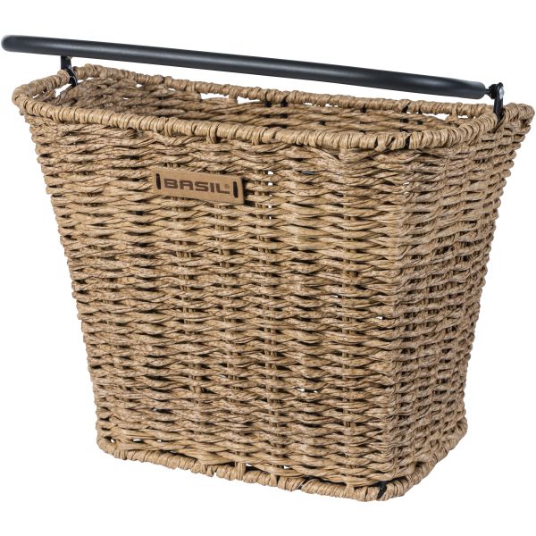 Basil Bremen Rattan Look KF - panier à vélo - avant - brun