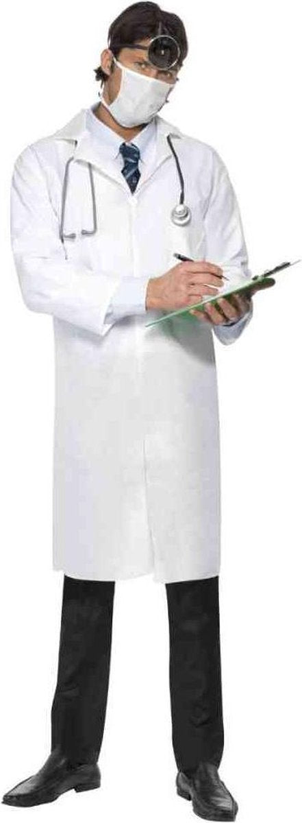 Blouse de médecin de carnaval Smiffys avec masque facial - taille xxl