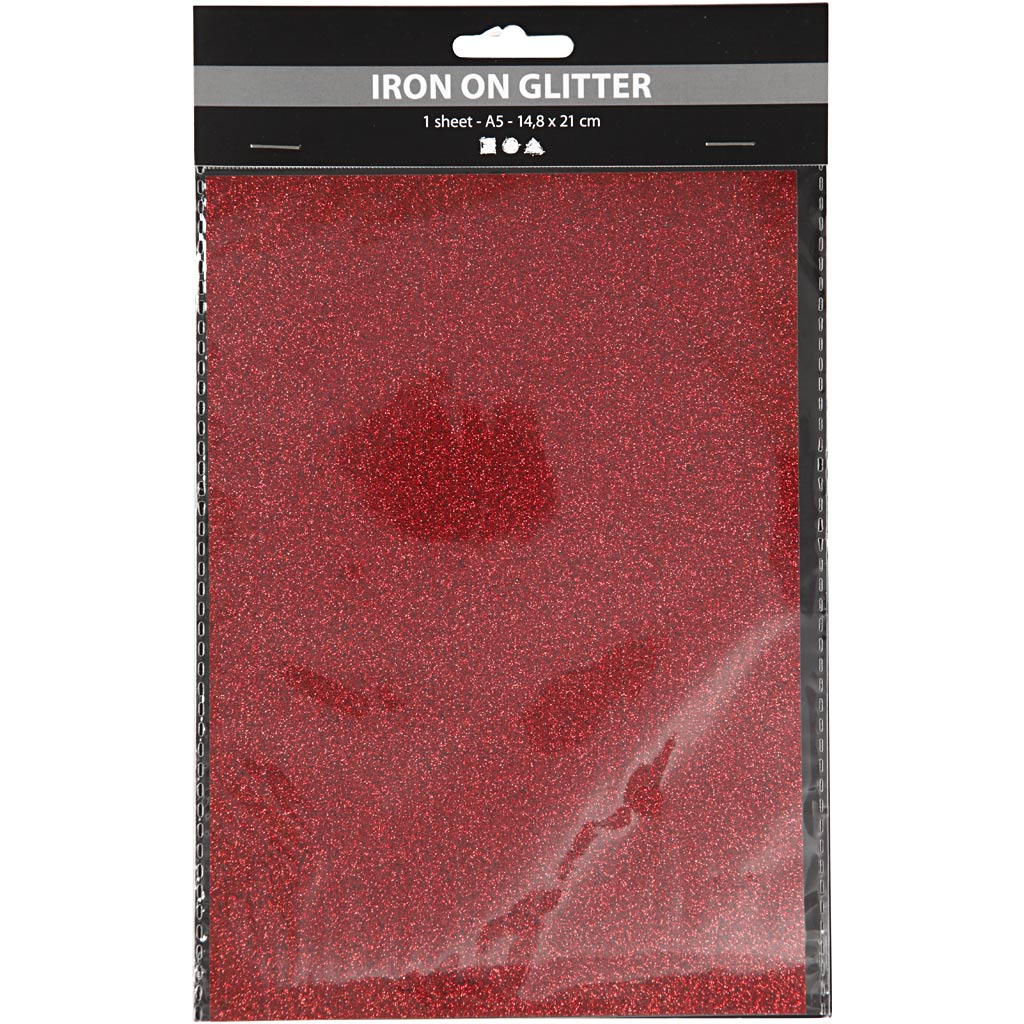 Irgon Foil Glitter Red, A5