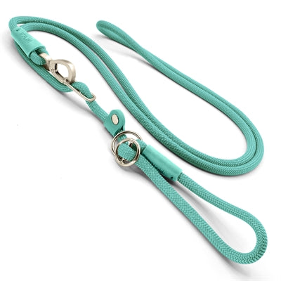 MORSO DOG LASH Retrieverlijn Handles Free Soft Rope recyclé Aquamarine