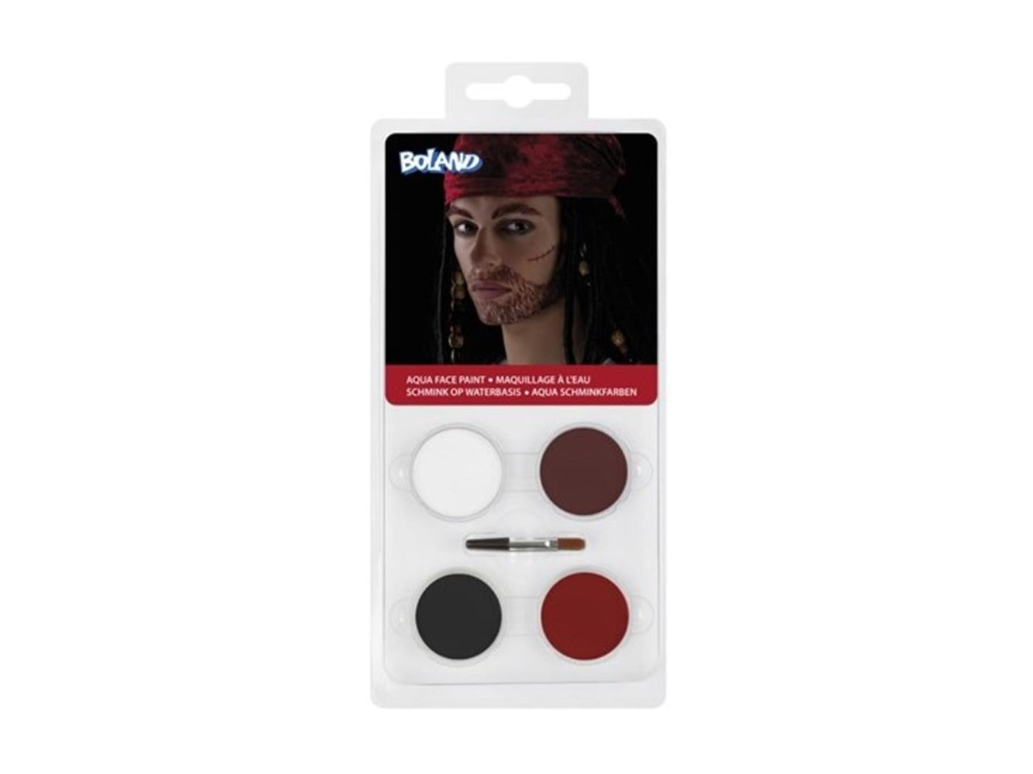 Coffret de palette de maquillage pirate à base d'eau Boland