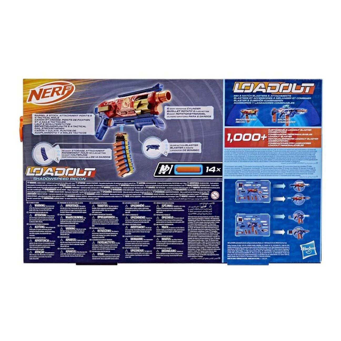 Nerf charge la reconnaissance de la vitesse de l'ombre