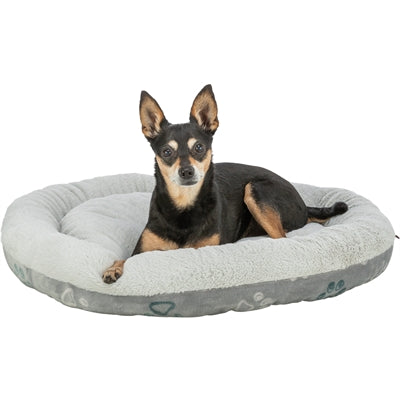 Panier de chien Trixie Jimmy Gris clair rond doux