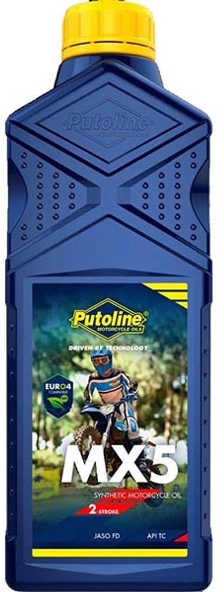 Huile de mélange Putoline MX5 2 temps 1 litre