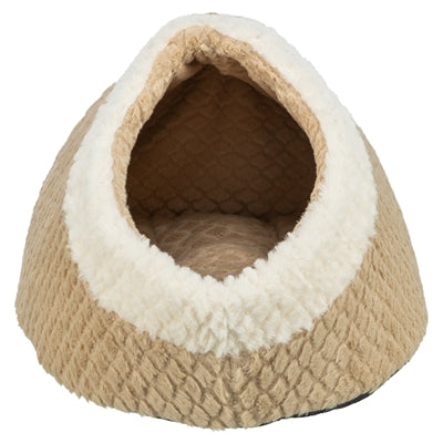 Trixie panier pour chat iglo kaline mio marron clair crème