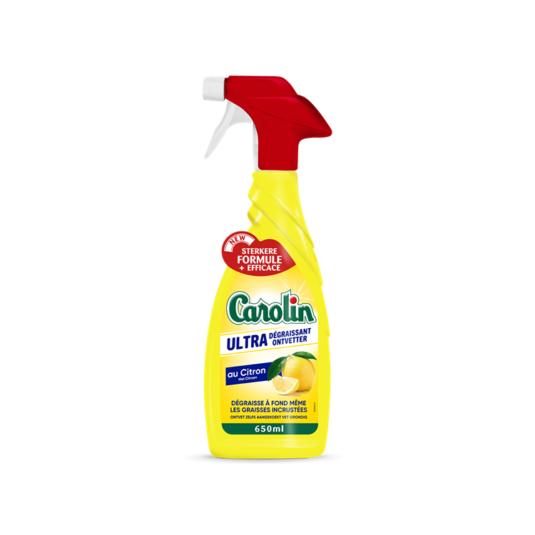Carolin 1053965 - spray dégraissant citron 650 ml | 6 pièces