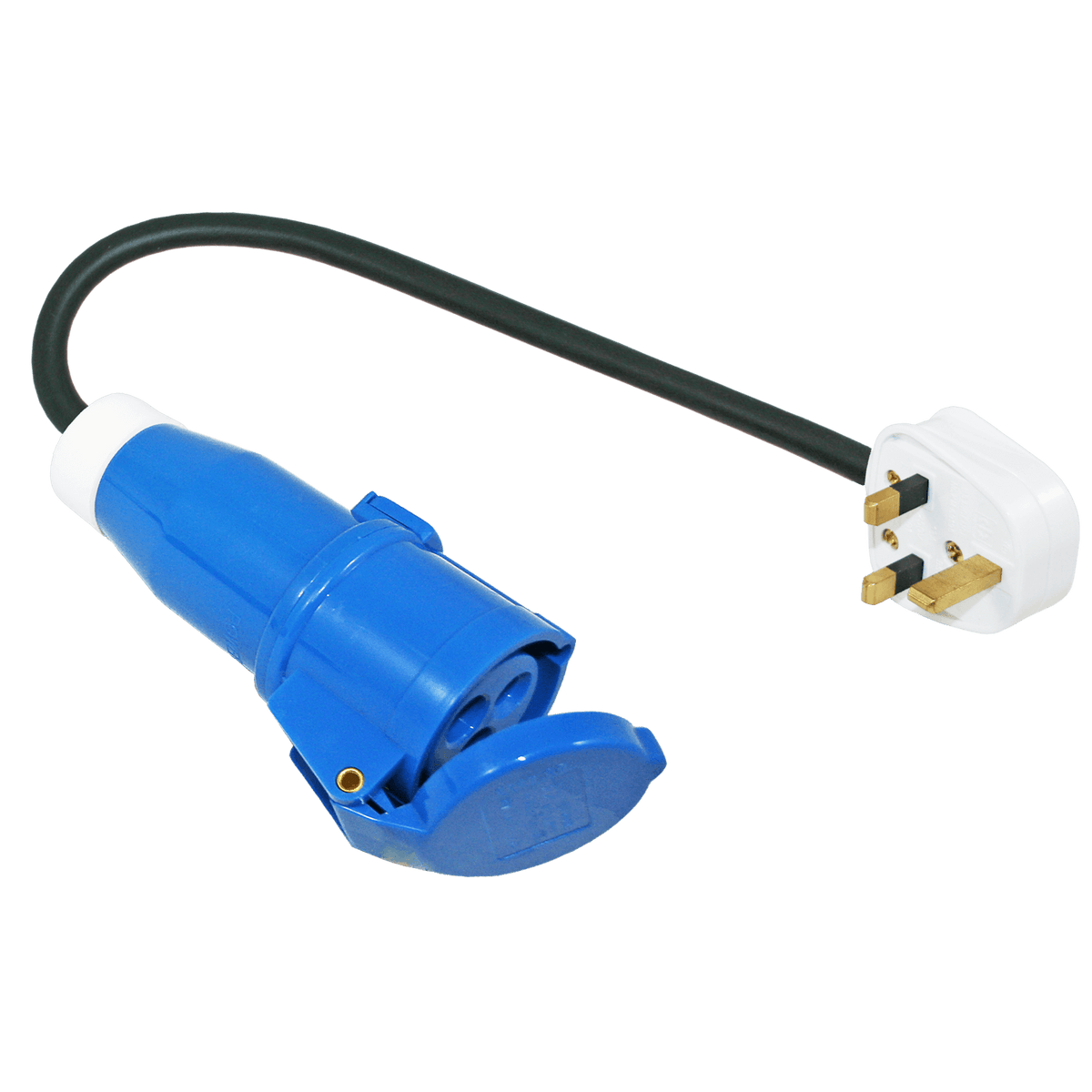 Câble adaptateur de la fiche anglaise à la contre-fiche CEE - sans emballage de vente