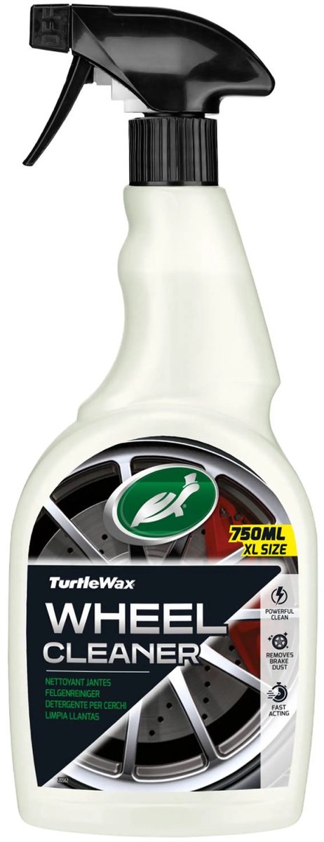 Nettoyant pour roues en cire Turtle - à utiliser sur les jantes en alliage, en acier et les enjoliveurs en plastique - élimine efficacement la poussière de frein, l'huile et la saleté de la route - 750 ml