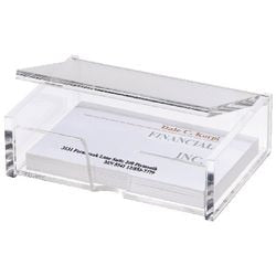 Porte-cartes de visite Sigel VA112 acrylique transparent