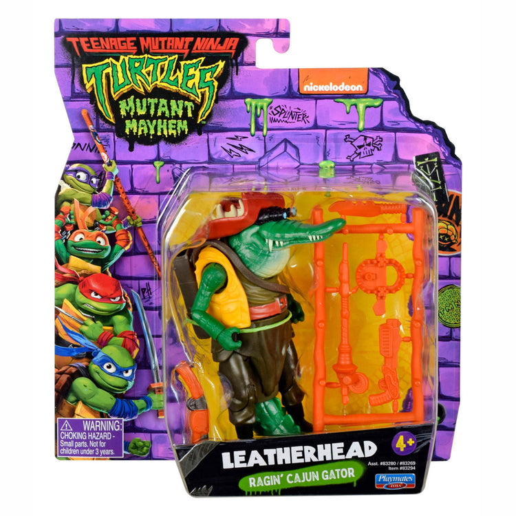 Boti Teenage Mutant Ninja Turtles Play Figure Leatherhead Ragin Cajun Gator