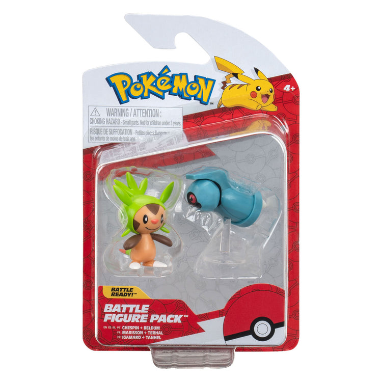Boti Battle Figures Chespin Beldum, 2e.