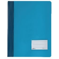 Attache rapide semi transparent durable 268006 a4 bleu