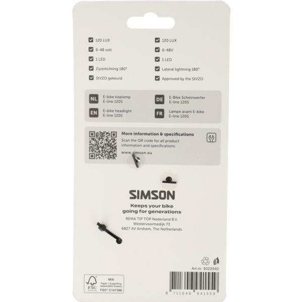 Phare Simson aurora e-line 120s