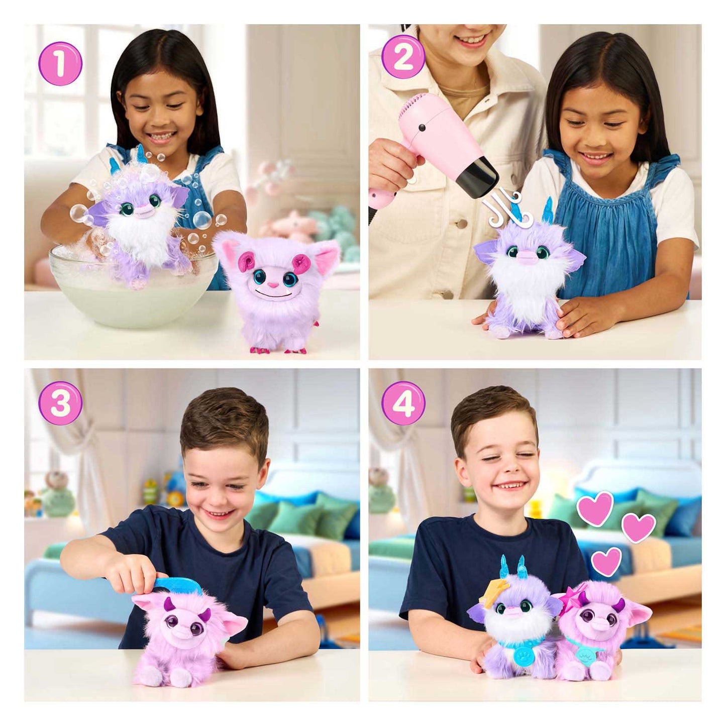 Spectron Scruff a Luvs Twin Fantasy Scruffs en peluche