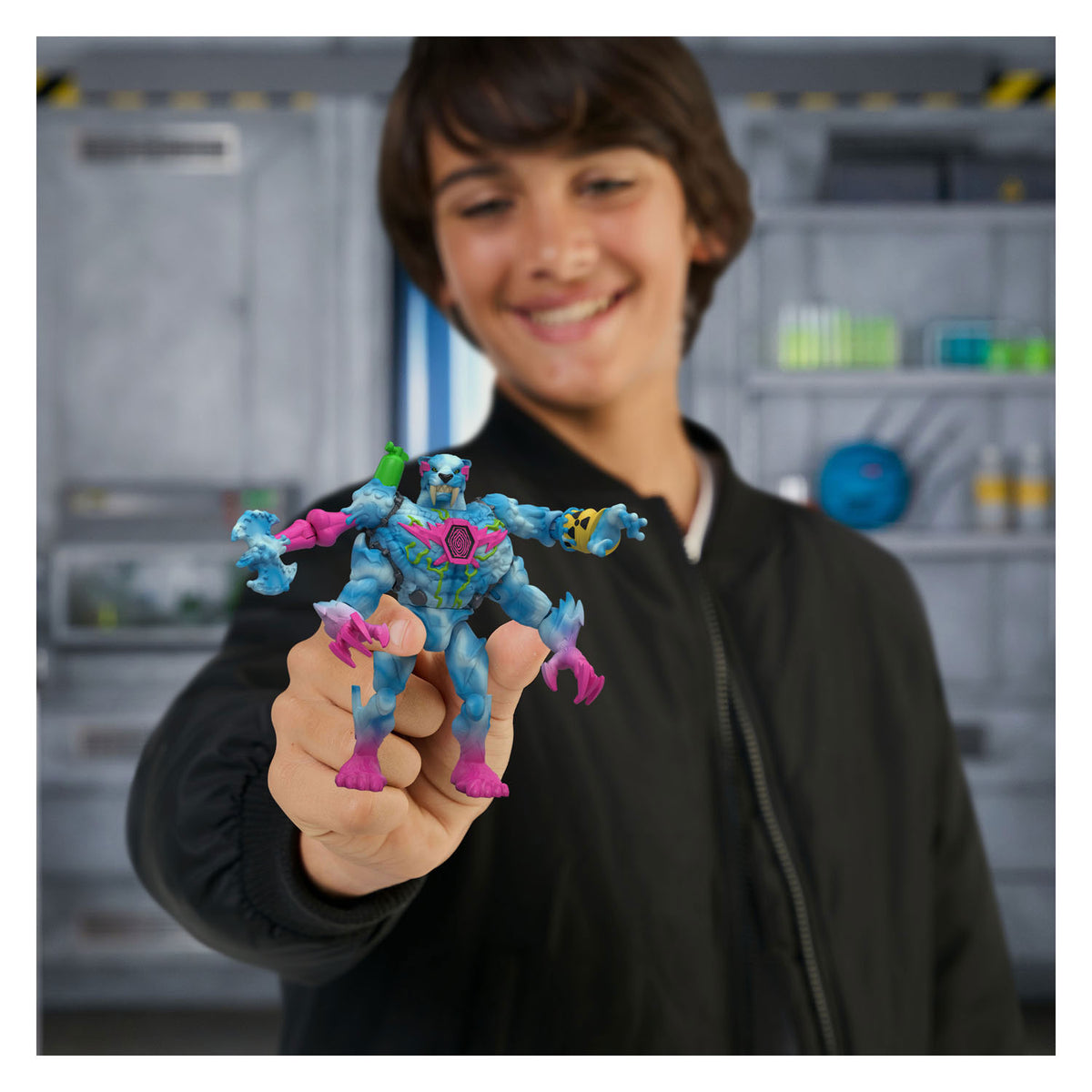 Figurines d'action de laboratoire hybride hyper fusion Spectron mrbeast lab