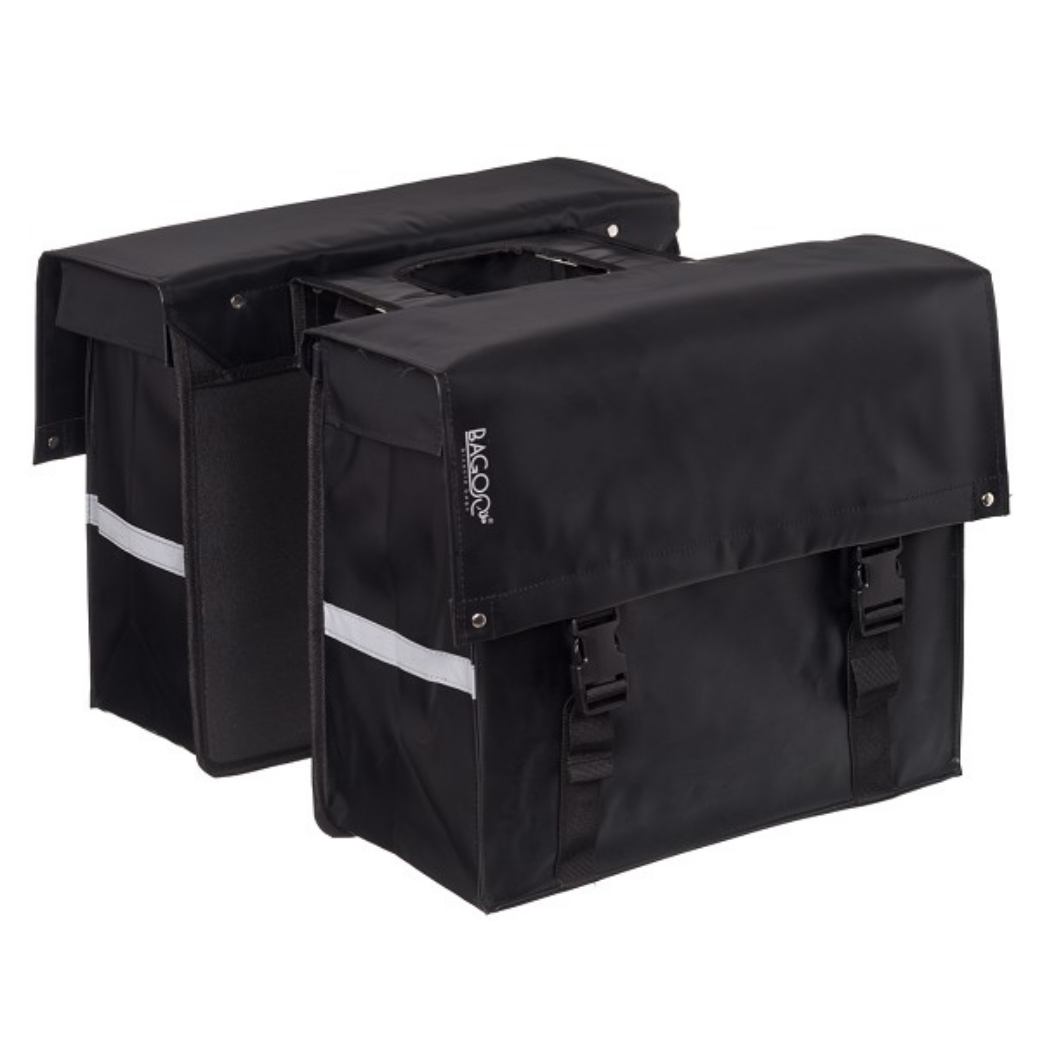 Sac double bicycle bisonyl contenu noir 46L